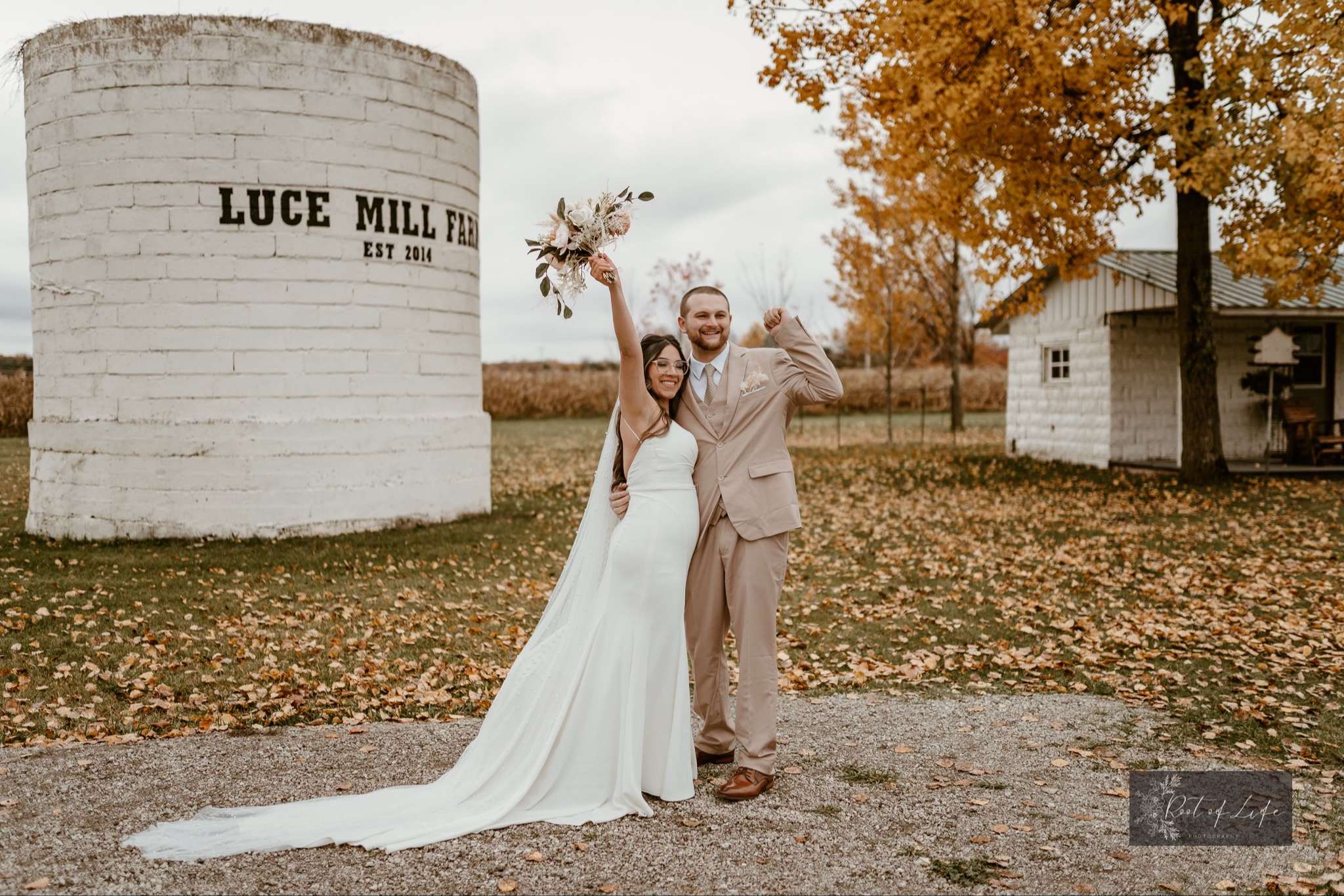 FF Bride Alissa & her husband, Derek